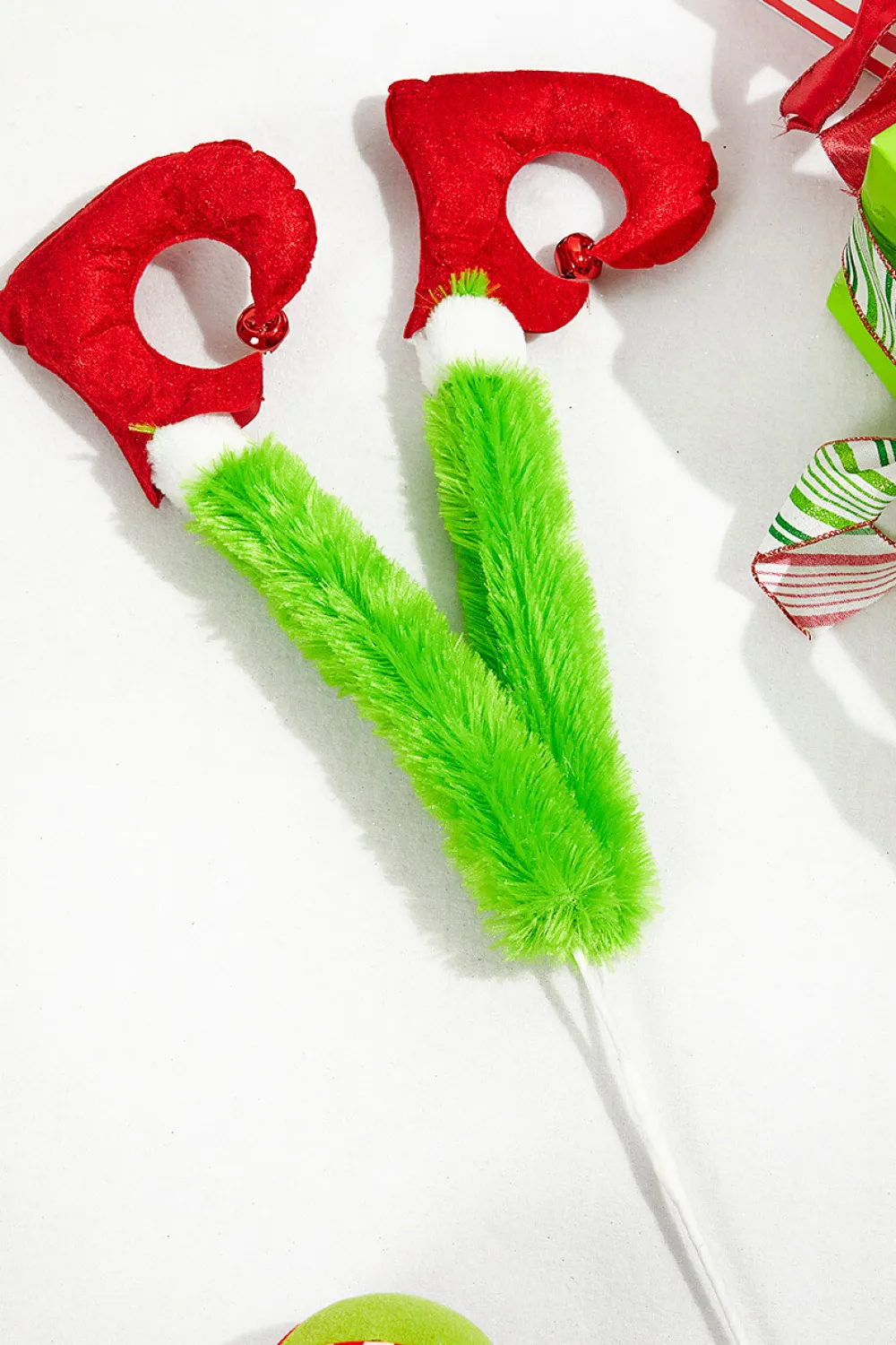 Decorator's Warehouse 30" Green Monster Legs Spray > Storyville|Christmas Sprays