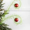 Decorator's Warehouse 31” Green & Red Glitter Curled Grass Ball Spray > Storyville|Christmas Sprays