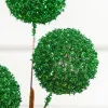 Decorator's Warehouse 18" Green Tinsel Ball Pick > Christmas Decor|Traditional