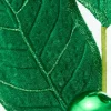 Decorator's Warehouse 30" Green Velvet Holly Leaves Spray > Nutcracker|Christmas Sprays