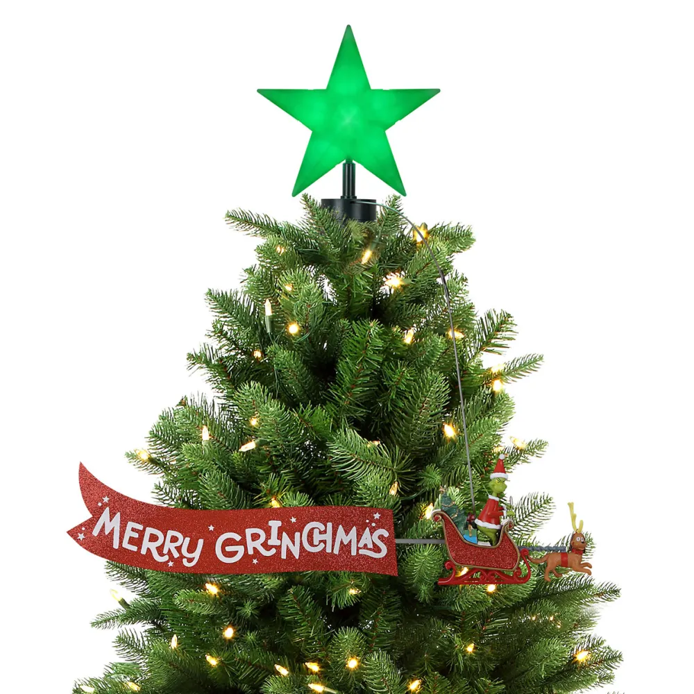 Decorator's Warehouse 21.75" Grinch Animated Tree Topper > Tree Toppers|Christmas Decor