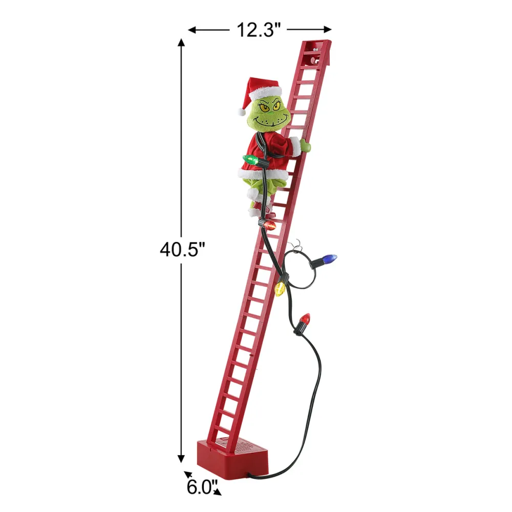Decorator's Warehouse 40" Grinch Climber > Christmas Decor|Mr. Christmas
