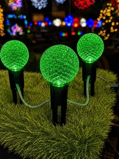 Decorator's Warehouse G50 Wonderful LED SMD Bulb (25 bulbs/bag) - Faceted, Green > Outdoor Lighting|Led Light Bulbs