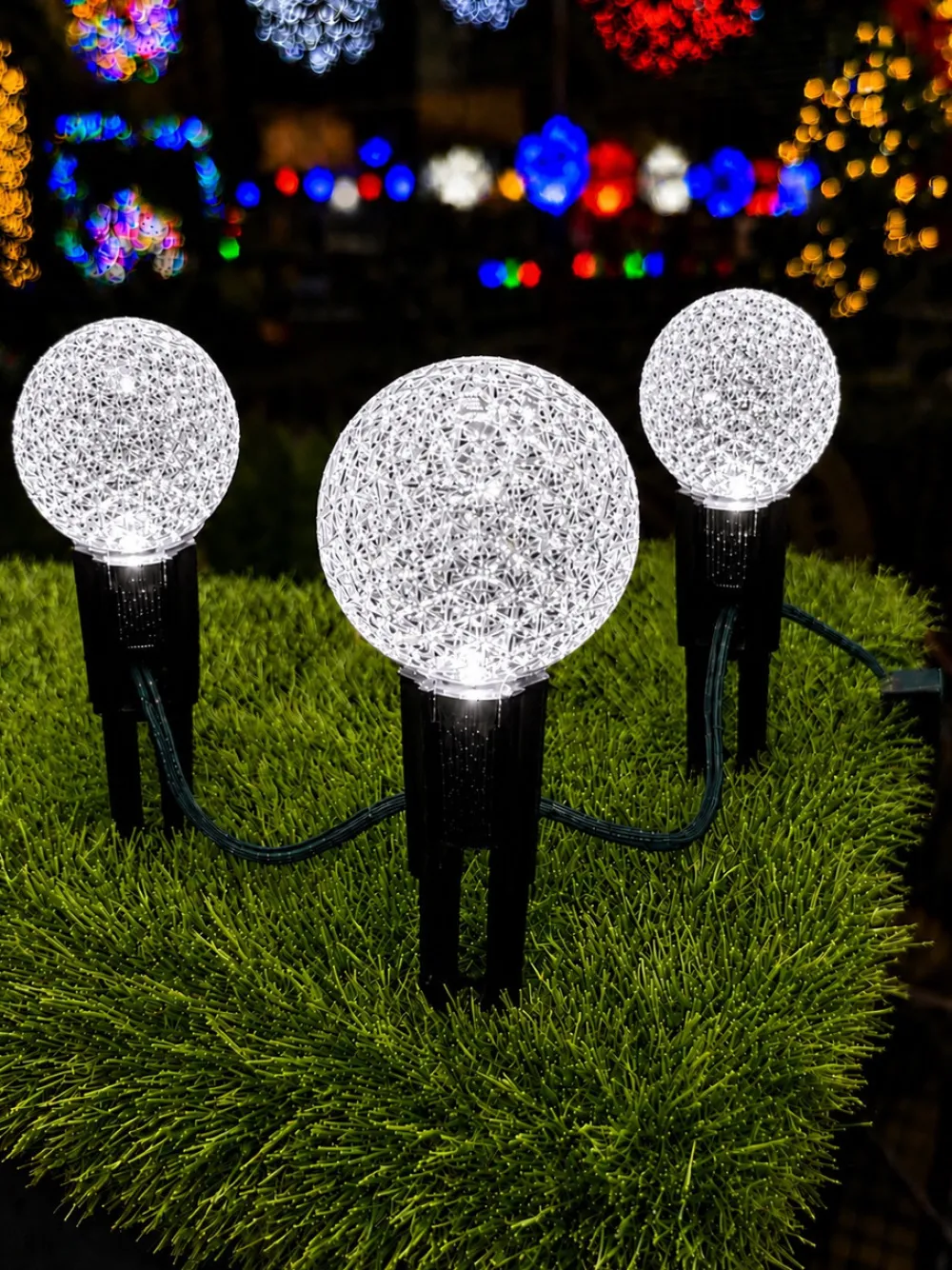 Decorator's Warehouse G50 Wonderful LED SMD Bulb (25 bulbs/bag) - Faceted, Cool White > Outdoor Lighting|Led Light Bulbs