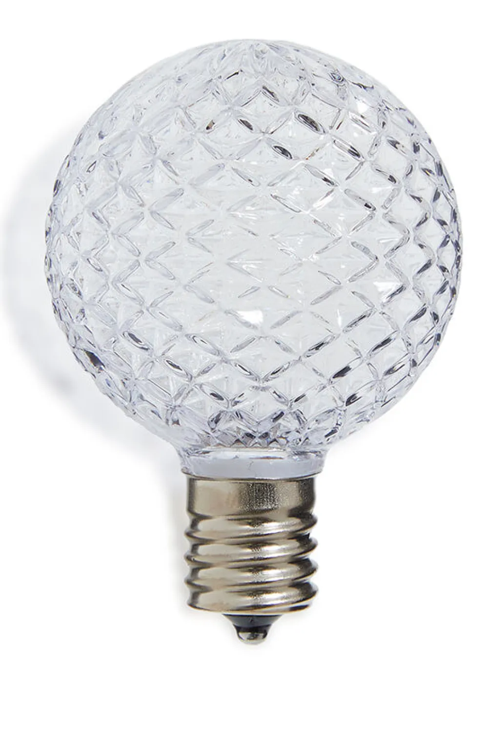 Decorator's Warehouse G50 Wonderful LED SMD Bulb (25 bulbs/bag) - Faceted, Cool White > Outdoor Lighting|Led Light Bulbs