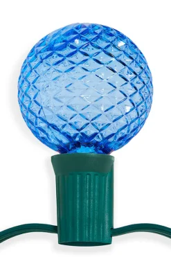 Decorator's Warehouse G50 Wonderful LED SMD Bulb (25 bulbs/bag) - Faceted, Blue > Outdoor Lighting|Led Light Bulbs