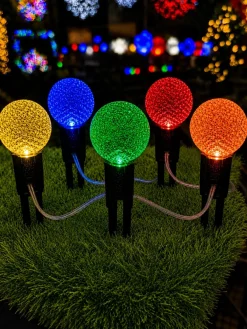 Decorator's Warehouse G50 Wonderful LED SMD Bulb (25 bulbs/bag) - Faceted, Multi > Outdoor Lighting|Led Light Bulbs