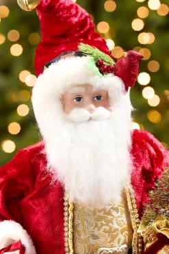 Decorator's Warehouse 21" Hallelujah Santa With Tree On Base > Kristin'S Picks|Santas & Angels
