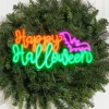 Decorator's Warehouse 17.7" Happy Halloween Lit Neon Sign > Indoor Lighting|Christmas Decor