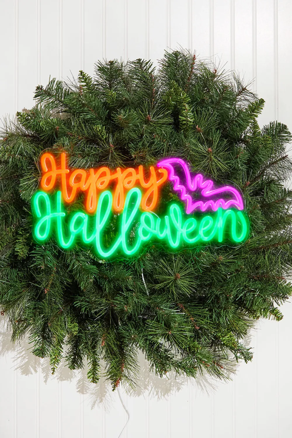 Decorator's Warehouse 17.7" Happy Halloween Lit Neon Sign > Indoor Lighting|Christmas Decor