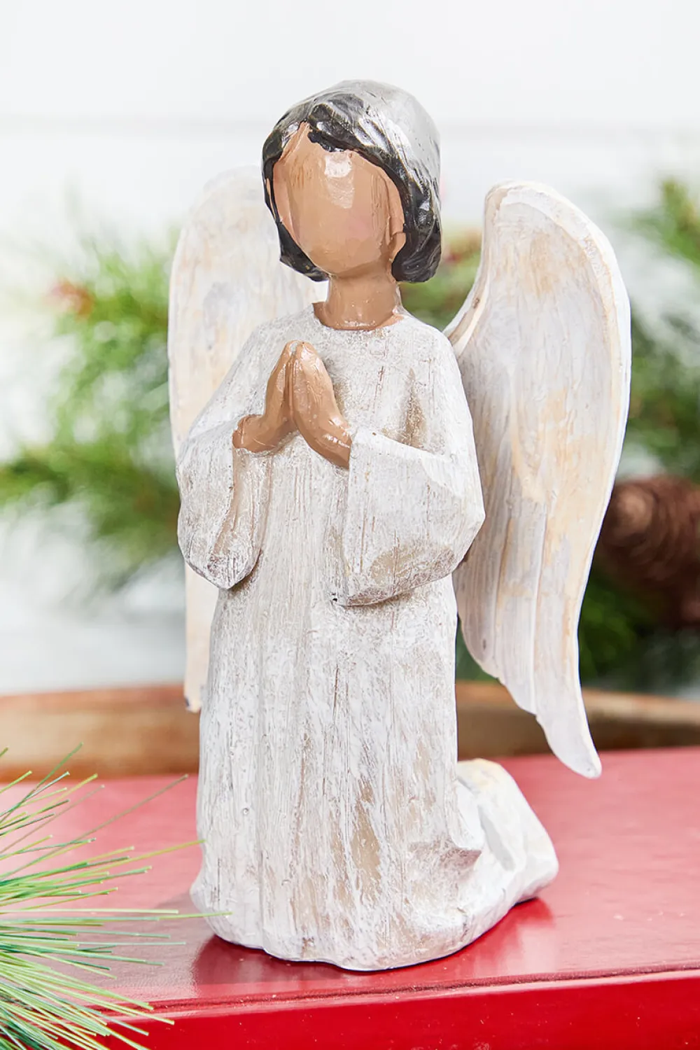 Decorator's Warehouse 6.75"H, 9"H Resin Angel > Cardinal|Christmas Accents