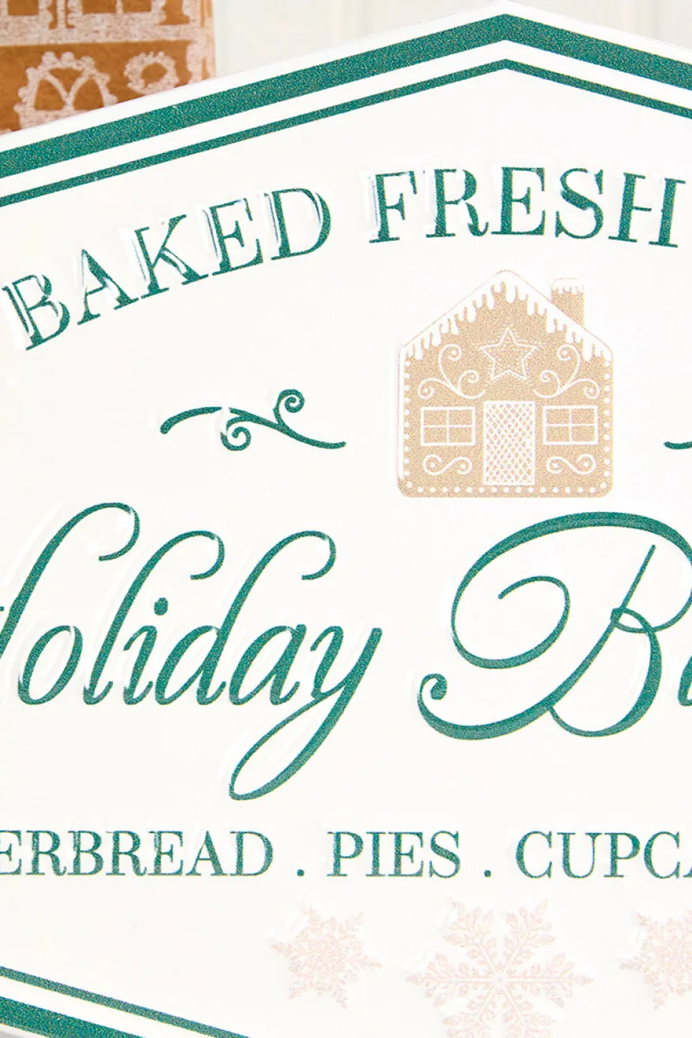 Decorator's Warehouse 14" Holiday Baking Company Metal Sign > Best Sellers|Sugar & Spice