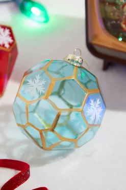 Decorator's Warehouse 4” Holiday Glass Ornament (Ball/Onion) > Christmas Decor|Retro Brites