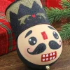 Decorator's Warehouse 8.5” Holiday Nutcracker Black Ornament > Nutcracker|Christmas Decor