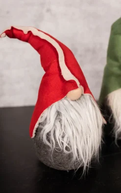 Decorator's Warehouse 14” Holiday Plush Gnome Figurine > Christmas Sale