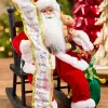 Decorator's Warehouse 15" Holiday Santa Figurine > Santas & Angels|Classic Christmas