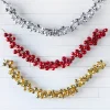 Decorator's Warehouse 5’ Holiday Silver Jingle Bells Garland > White Christmas|Retro Brites