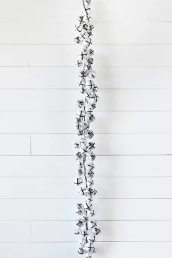 Decorator's Warehouse 5’ Holiday Silver Jingle Bells Garland > White Christmas|Retro Brites
