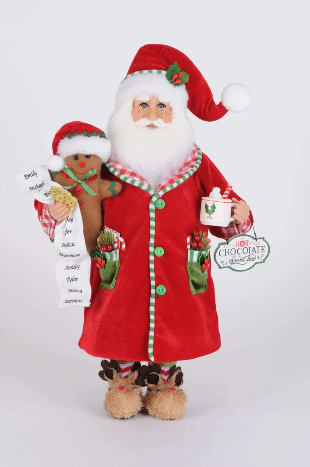 Decorator's Warehouse Hot Chocolate Santa > Karen Didion