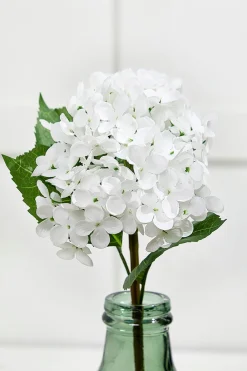 Decorator's Warehouse 22" Hydrangea Spray - White > Patriotic Decor|Christmas Decor