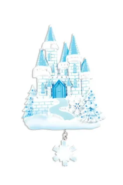 Decorator's Warehouse 6" Ice Castle Customizable Ornament > Christmas Ornaments|Christmas Decor