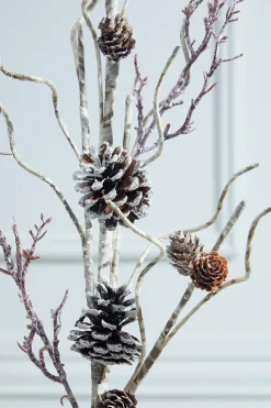 Decorator's Warehouse 32” Iced Birch Cone Stem > Winter Woodland|Kristin'S Picks