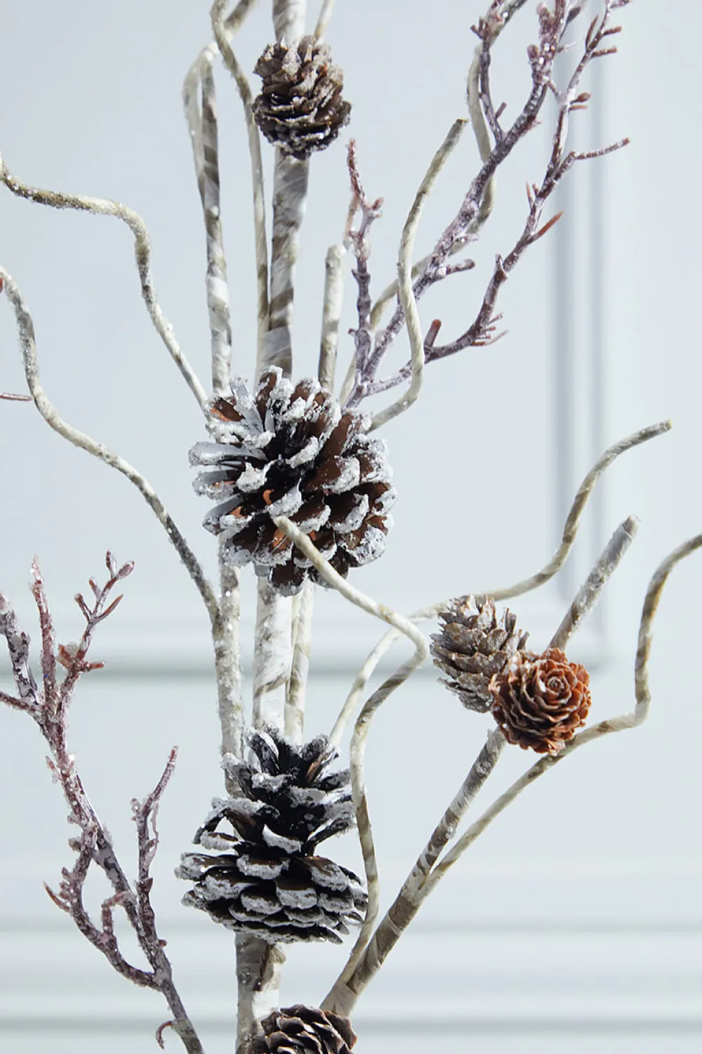 Decorator's Warehouse 32” Iced Birch Cone Stem > Winter Woodland|Kristin'S Picks