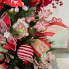 Decorator's Warehouse 26” Iced Red and White Snowflake Spray > Christmas Sprays|Christmas Decor
