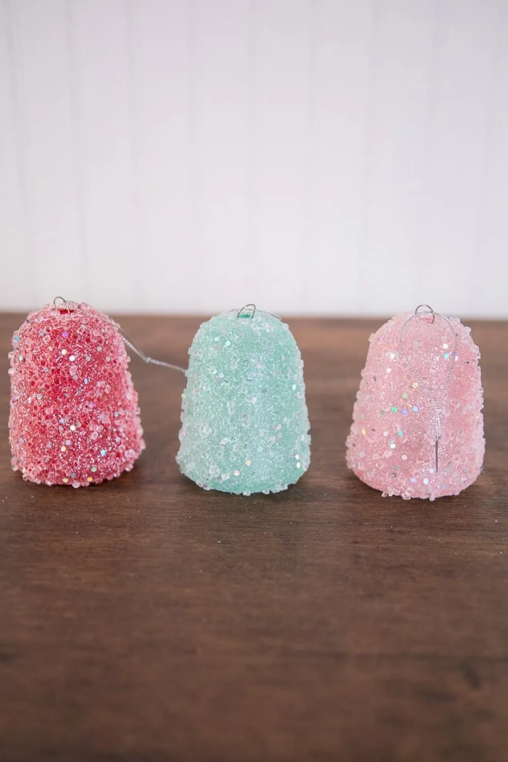 Decorator's Warehouse 4” Ice Gumdrop Ornaments - Set of 6 > Boxed Sets|Christmas Decor