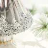 Decorator's Warehouse 14.5" Icy Silver Christmas Tree > White Christmas|Tabletop & Accent Trees