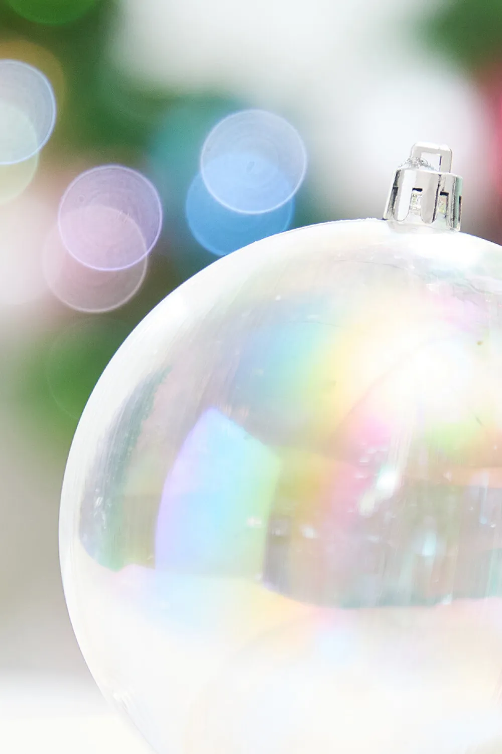 Decorator's Warehouse 4" Iridescent Ball Ornament > Retro Brites|Christmas Decor