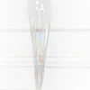 Decorator's Warehouse 13" Iridescent Finial Glass Ornament > White Christmas|Christmas Decor