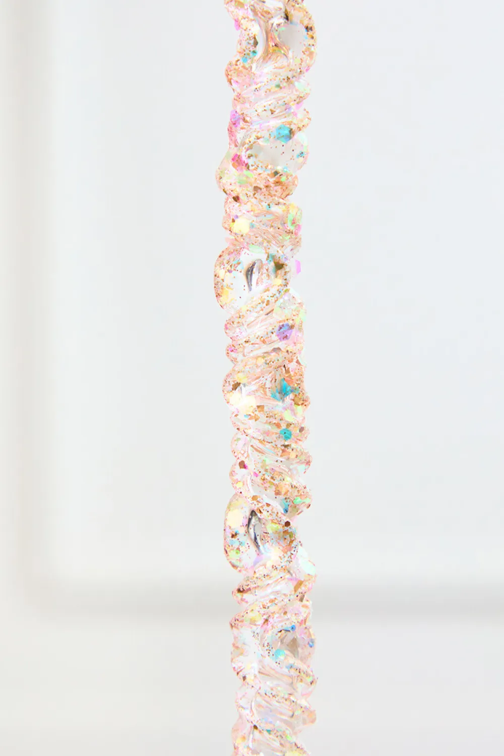 Decorator's Warehouse 9.75" Iridescent Glass Icicle Ornament > White Christmas|Christmas Decor