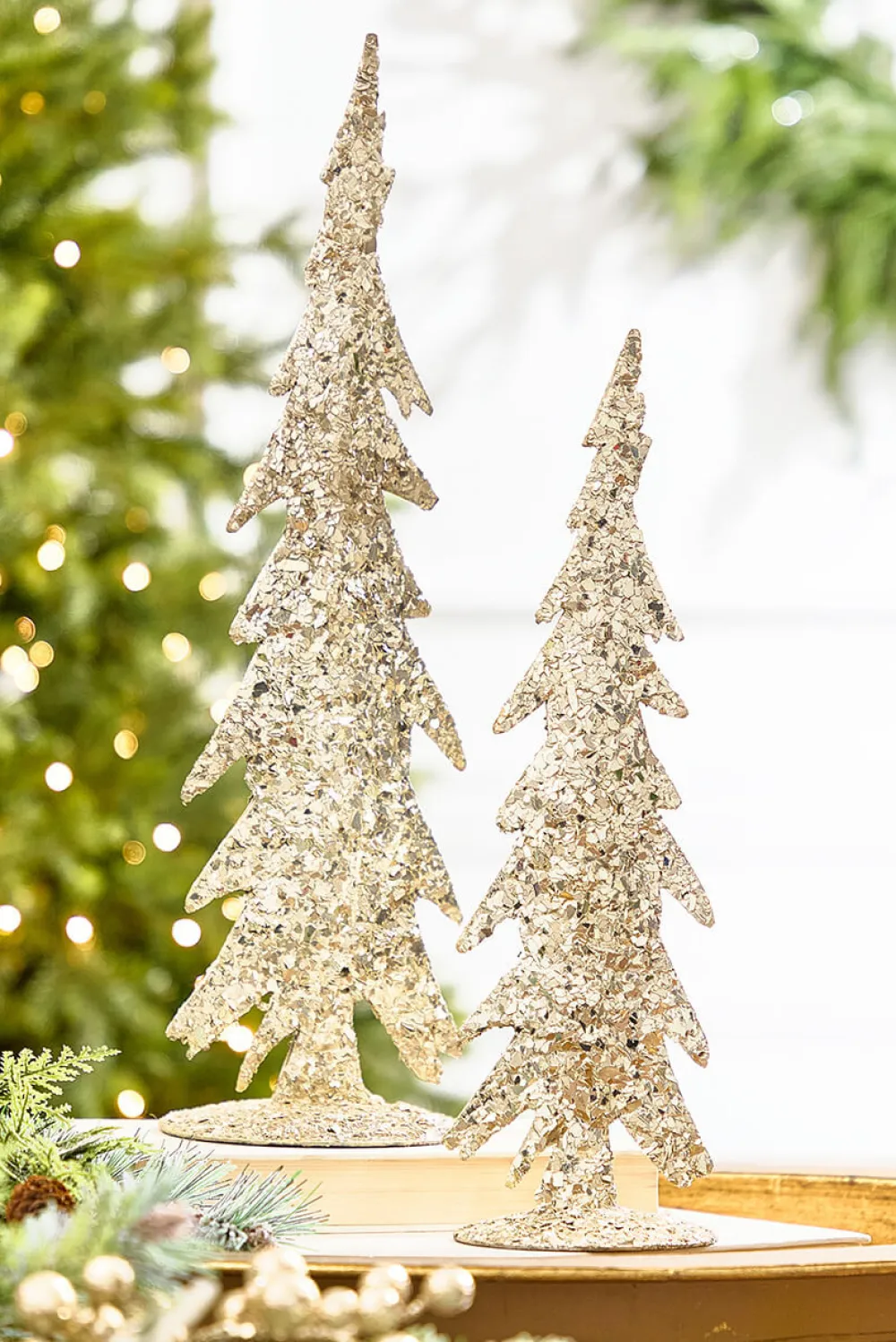 Decorator's Warehouse 13.5" Iron Tree > Tabletop & Accent Trees|Christmas Decor