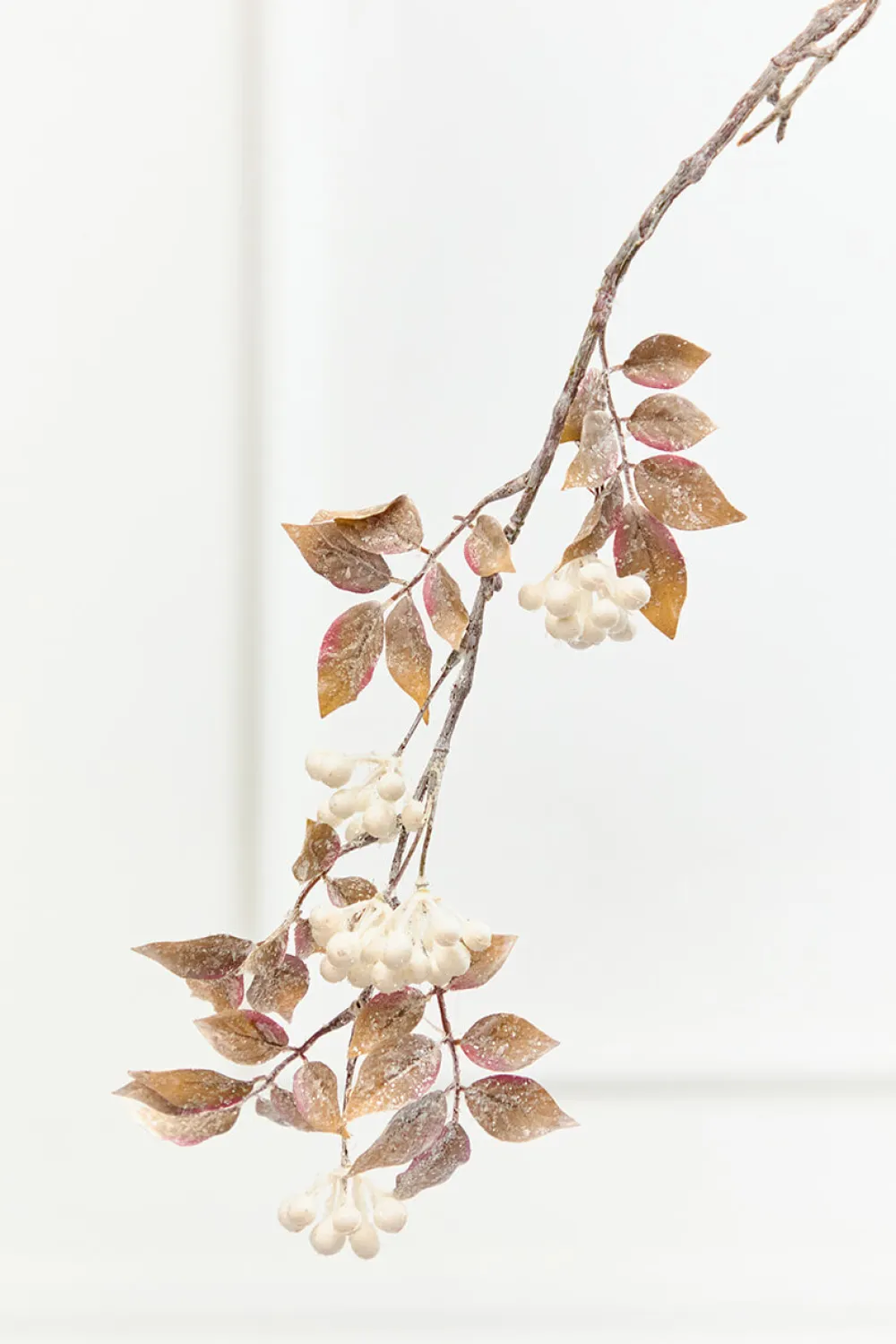 Decorator's Warehouse 28.5” Ivory Glitter Berry Spray > Christmas Sprays|Christmas Decor