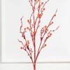 Decorator's Warehouse 42” Jeweled Bead Branch Spray - Red > Nutcracker|Christmas Sprays
