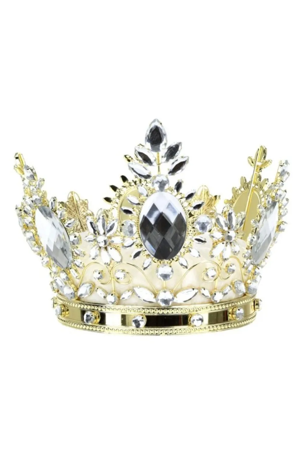 Decorator's Warehouse 7.5" Jeweled Queen Crown, White - Mark Roberts > Mark Roberts