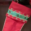 Decorator's Warehouse 25” Jeweled Trim Velvet Stocking > Christmas Textiles|Nutcracker