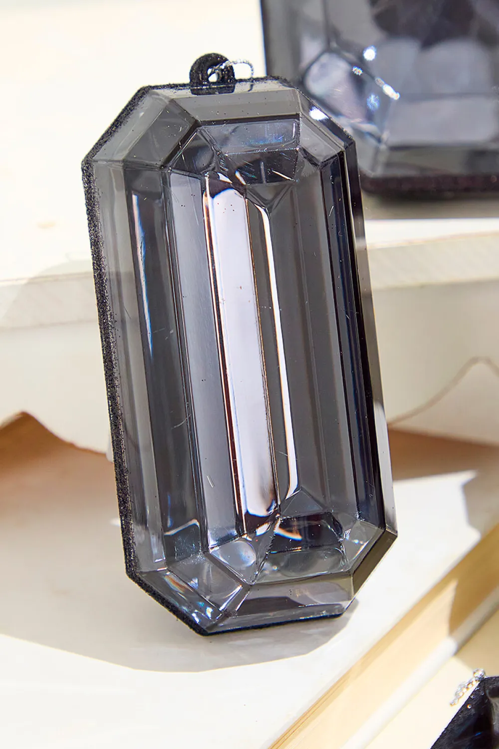 Decorator's Warehouse 4"-5" Jewel Ornament - Black > Jewels|Nutcracker