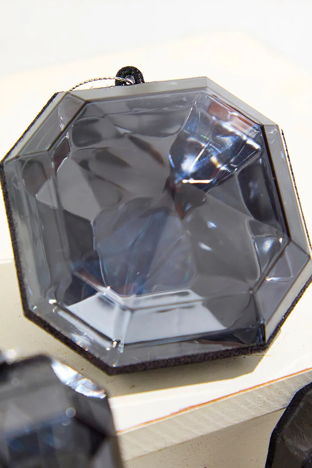 Decorator's Warehouse 4"-5" Jewel Ornament - Black > Jewels|Nutcracker