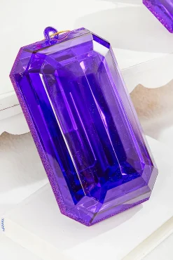 Decorator's Warehouse 8" Jewel Ornament - Purple > Jewels|Christmas Decor
