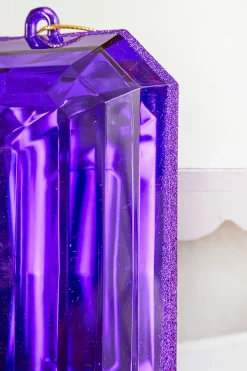 Decorator's Warehouse 8" Jewel Ornament - Purple > Jewels|Christmas Decor