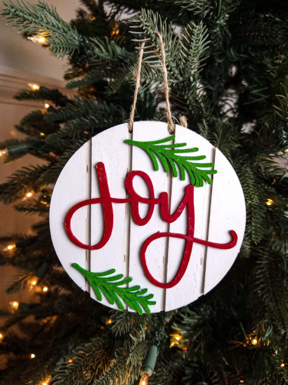 Decorator's Warehouse 5” Joy Christmas Ornament > Christmas Ornaments|Farmhouse