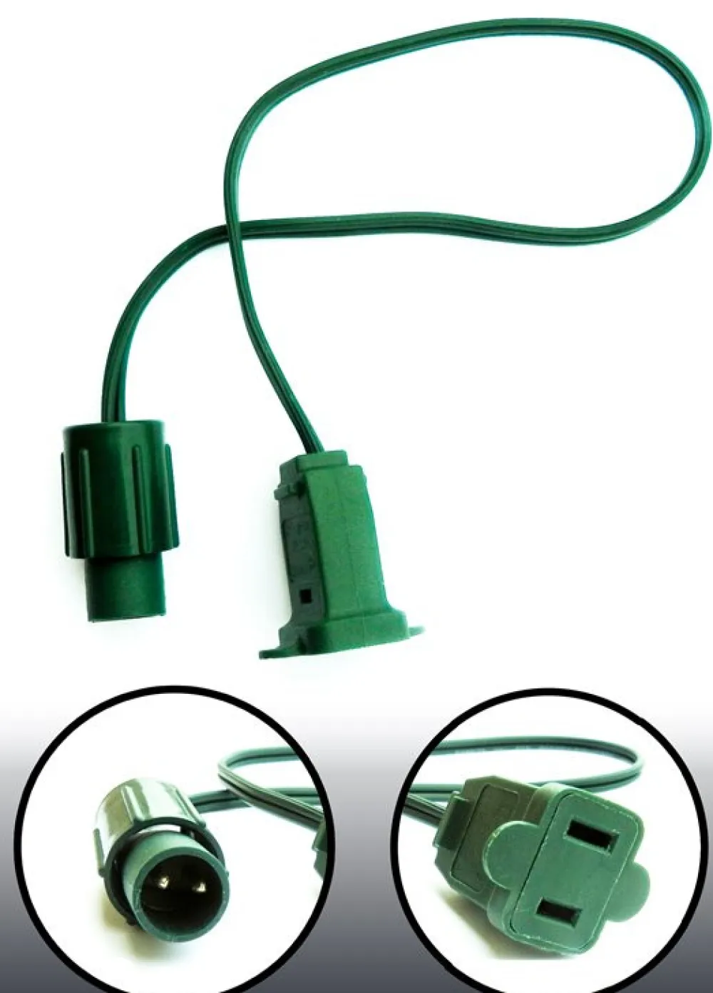 Decorator's Warehouse 12" Jumper Coaxial Converter Cord > Outdoor Lighting