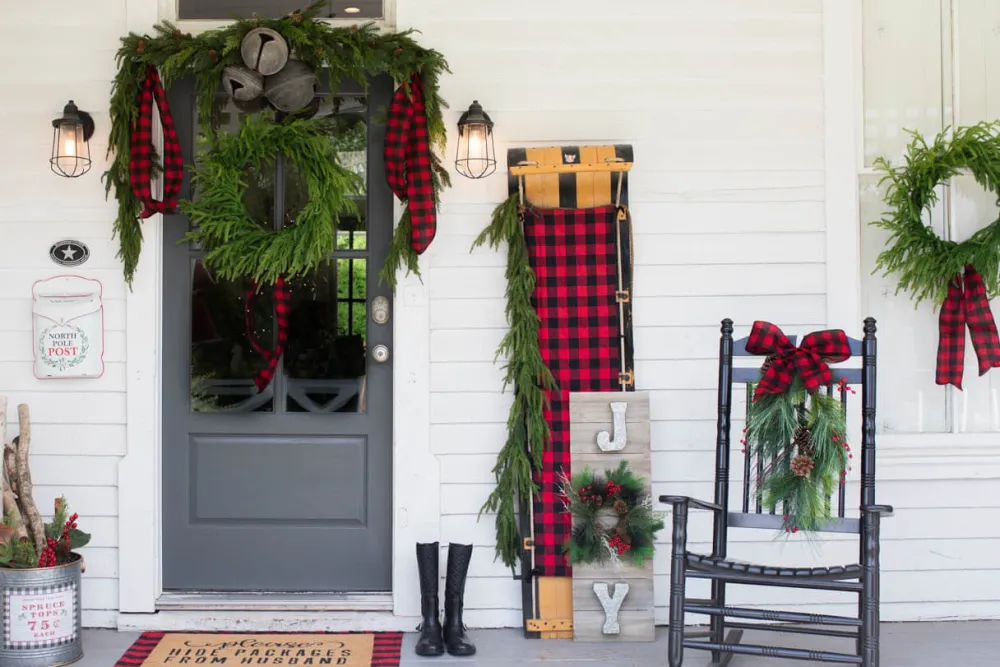 Decorator's Warehouse 24” Just Cut Norfolk Pine Wreath > Cardinal|60" Deluxe Norfolk Pine Garland
