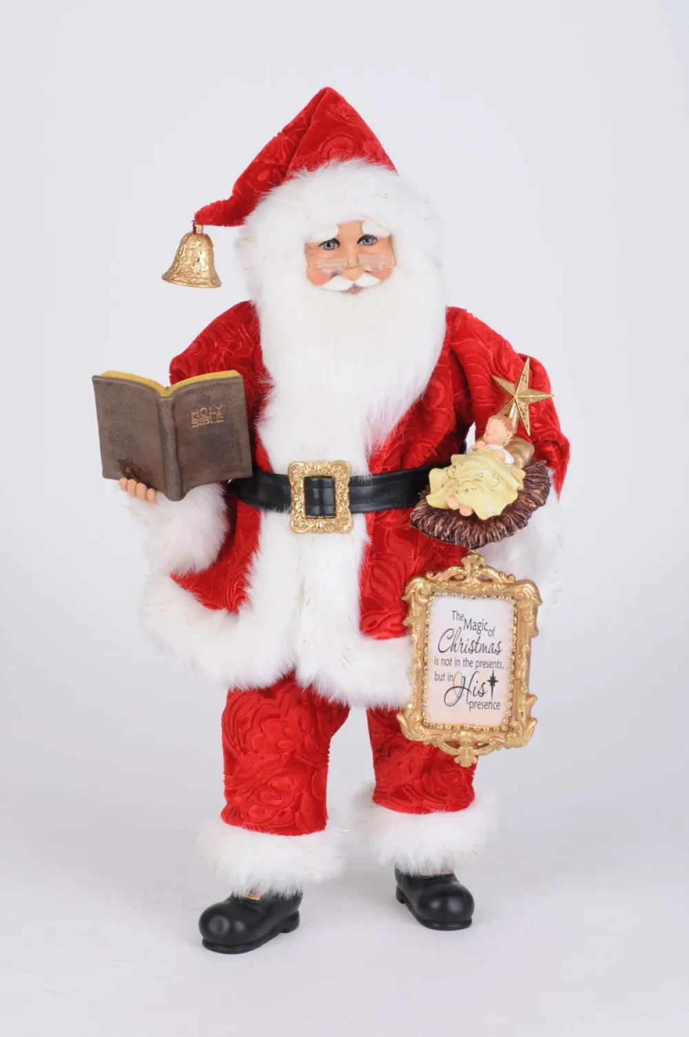Decorator's Warehouse 19" Karen Didion Baby Jesus Santa > Santas & Angels|Karen Didion