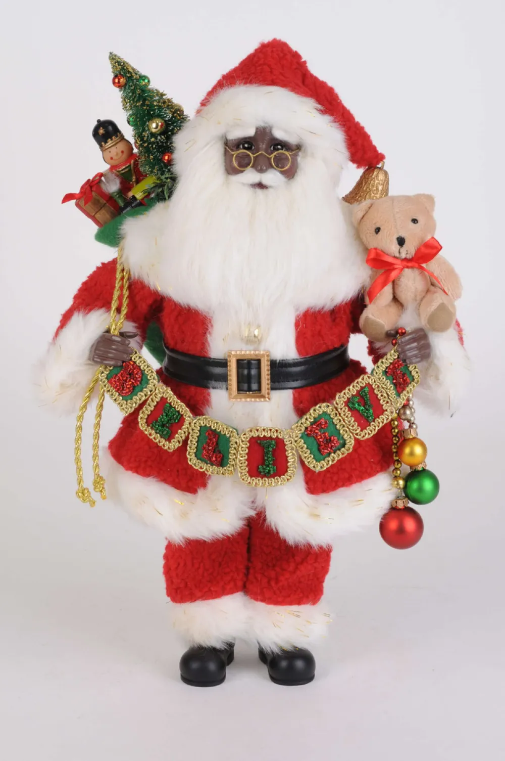 Decorator's Warehouse 17" Karen Didion Believe in Santa > Santas & Angels|Christmas Accents