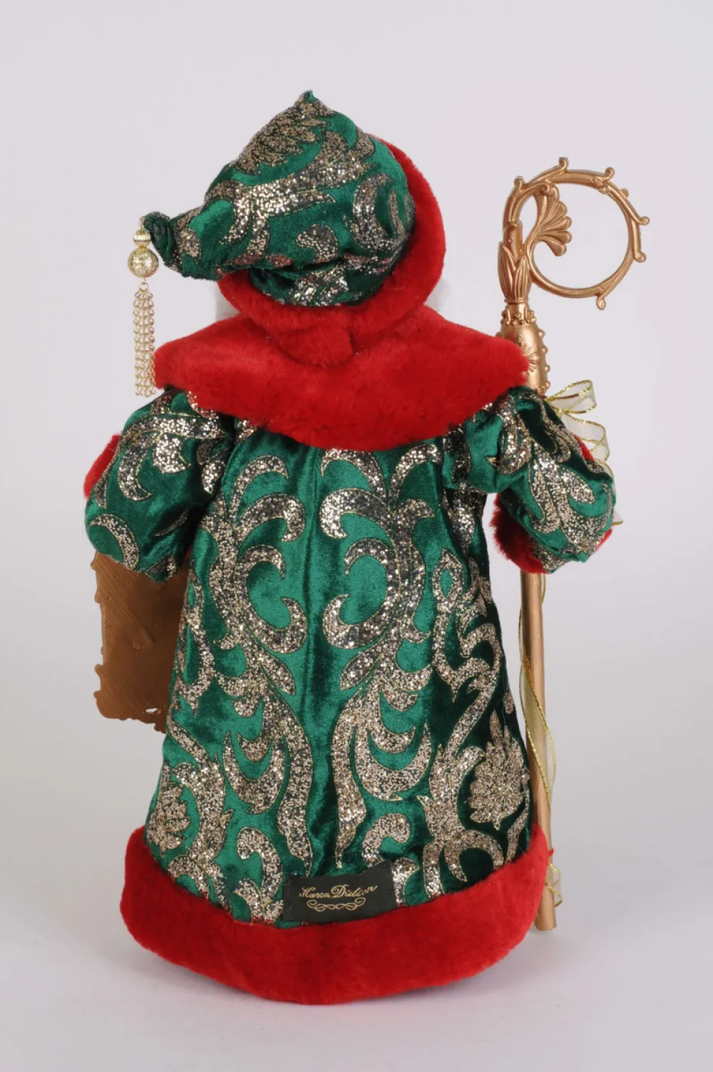 Decorator's Warehouse Karen Didion Evergreen and Crimson Santa > Santas & Angels|Karen Didion