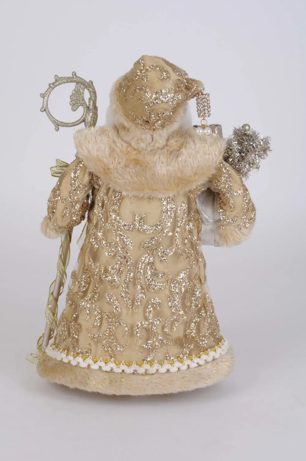 Decorator's Warehouse 17" Karen Didion Lighted Touch of Gold Santa > Santas & Angels|Karen Didion
