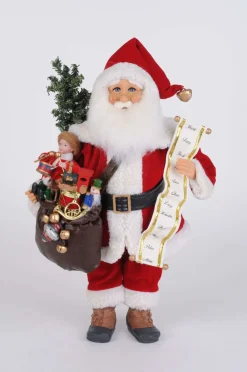 Decorator's Warehouse 17" Karen Didion Lighted Vintage Toy Bag Santa > Santas & Angels|Karen Didion